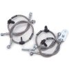 Datsun 240Z 260Z 280Z High Performance Braided Stainless Steel Brake Lines Hoses Set (4)