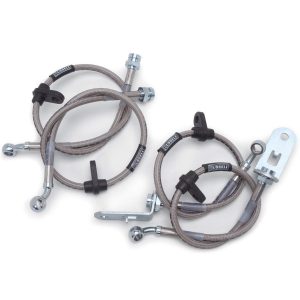 Datsun 240Z 260Z 280Z High Performance Braided Stainless Steel Brake Lines Hoses Set (4)