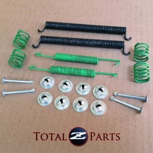 Datsun 240Z 260Z 280Z Rear Drum Brake Hardware Springs Set, LH & RH, 70-76 *NEW*