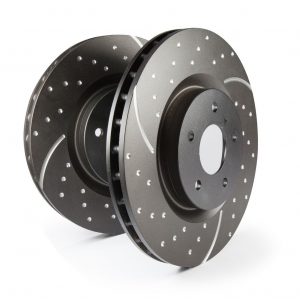 EBC USR Dimpled/Slotted REAR Brake Rotors for Nissan 350Z Infiniti G35 (w/Brembo Brakes)