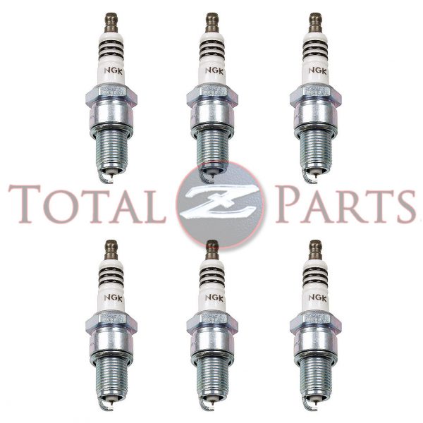 Datsun 240Z 260Z High Performance Spark Plugs Set (6), NGK, Made in Japan *NEW*