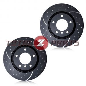 EBC® GD Dimpled/Slotted Rear Brake Rotors for 350Z, G35 (w/Brembo)