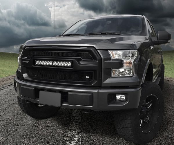 Baja Designs CALIBER 9 LED OnX6+ Grille Kit 15-17 F150 Baja Designs CALIBER 9 LED OnX6+ Grille Kit 15-17 F150