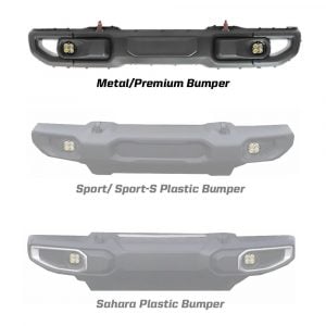 Baja Designs® Squadron-R™ LED Fog Lights Kit (Jeep Wrangler JL/ Gladiator JT)