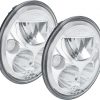 Vision X® 9891224 – 7″ Round Chrome Vortex Halo LED Headlights