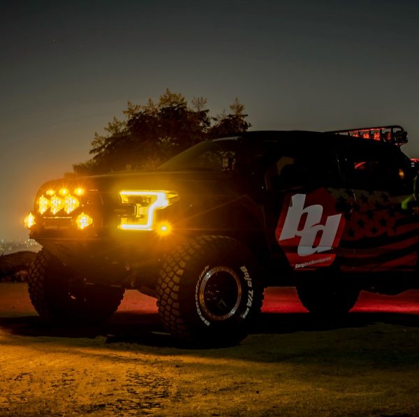TotalZParts_Baja-Designs-LP6-Pro-LED-Pod-Light_Amber-Driving-Combo-Ford-Truck-Bumper