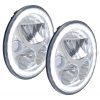 Vision X® 7″ LED Chrome Halo Headlights 07-18 Jeep JK Wrangler