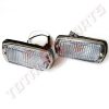 Datsun 240Z 260Z 280Z Clear White Side Marker Lights Set, 70-78