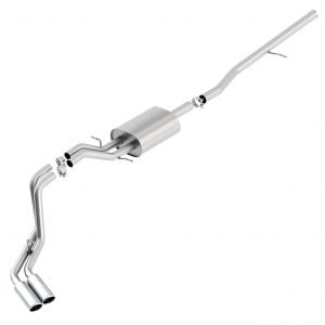 BORLA Catback S-Type Exhaust, 14-19 Silverado/Sierra 1500 5.3L V8