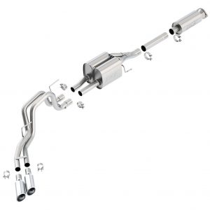 BORLA Cat-Back Touring Exhaust, 10-14 Ford F-150 SVT Raptor / Harley Davidson