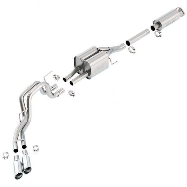 BORLA Cat-Back Touring Exhaust, 10-14 Ford F-150 SVT Raptor / Harley Davidson BORLA Cat-Back Touring Exhaust, 10-14 Ford F-150 SVT Raptor / Harley Davidson