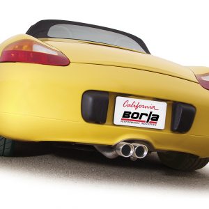 BORLA S-Type Dual Center Exhaust, 00-04 Porsche Boxster