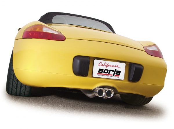BORLA S-Type Dual Center Exhaust, 00-04 Porsche Boxster BORLA S-Type Dual Center Exhaust, 00-04 Porsche Boxster