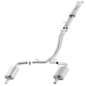 BORLA Catback S-Type Exhaust, 16-17 Ford Explorer EcoBoost