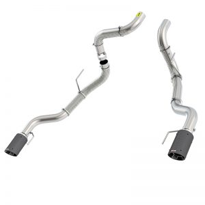 BORLA Tailpipe Assembly w/Carbon Fiber Tips, 17+ Ford Raptor
