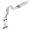 BORLA Catback S-Type Exhaust, 10-14 Ford F-150 SVT Raptor / Harley Davidson