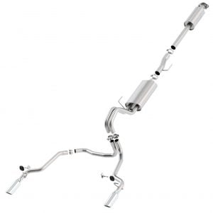 Borla® Catback Touring Split Rear Exit Exhaust (15-20 Ford F150)