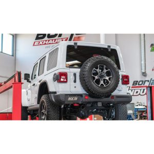 Borla® Axle-Back S-Type Ceramic Black Exhaust (18-24 Jeep Wrangler) Borla® Axle-Back S-Type Ceramic Black Exhaust (18-24 Jeep Wrangler)