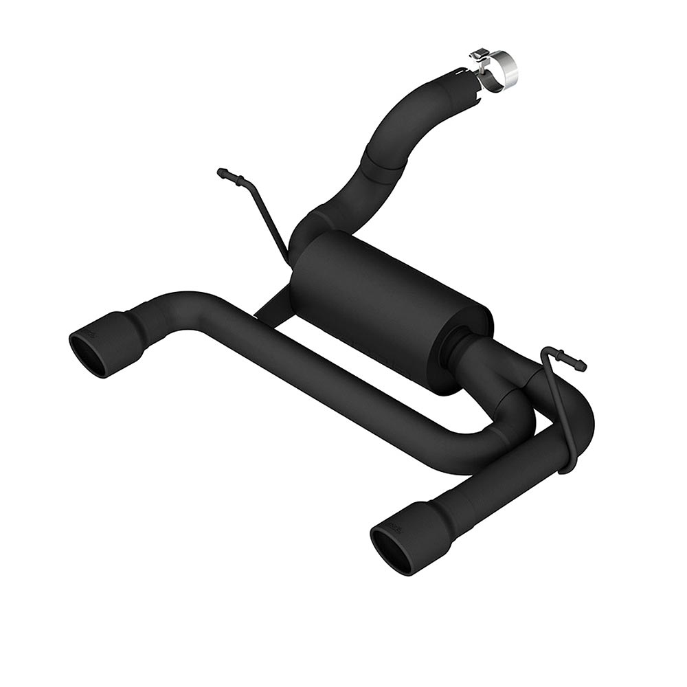 Borla® Axle-Back S-Type Ceramic Black Exhaust (18-24 Jeep Wrangler) Borla® Axle-Back S-Type Ceramic Black Exhaust (18-24 Jeep Wrangler)