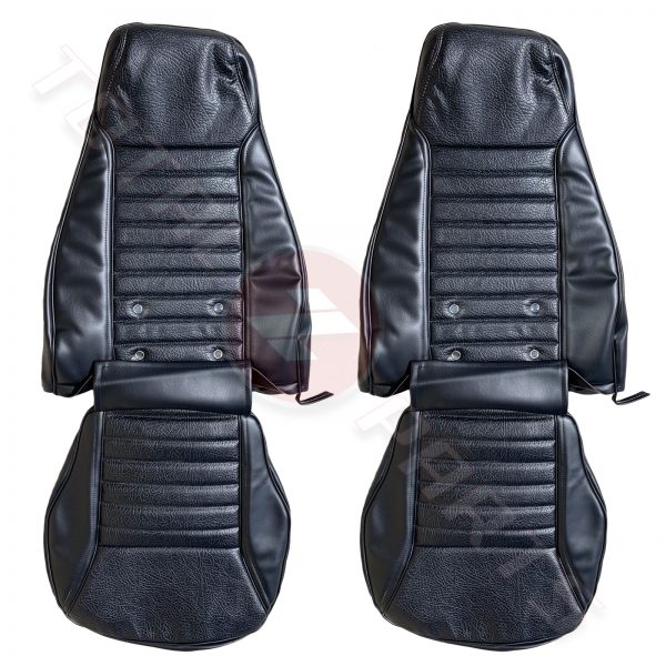 Datsun 240Z Reproduction Seat Covers w/Foam Cushions, Black Vinyl Datsun 240Z Reproduction Seat Covers w/Foam Cushions, Black Vinyl