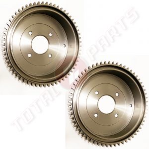 Datsun 240Z 260Z 280Z Rear Brake Drums Set, Left & Right