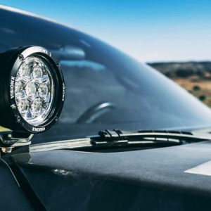 Round Multi LED Light Cannons with brackets. Can mount to A-Pillar on trucks, SUV's. Waterproof. Includes wiring, adjustable mounts.