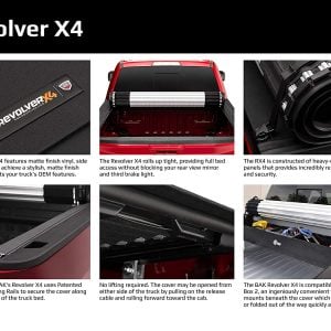 BAK Revolver X4 Hard Roll Up Bed Cover, F150 / RAPTOR 5.5ft Bed
