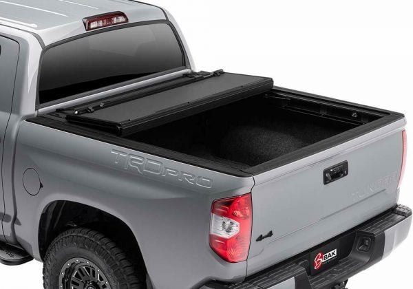 TotalZParts_BAKFlip-MX4-Matte-Hard-Folding-Bed-Cover_2007-2019-Toyota-Tundra-track-system-448409T-folded