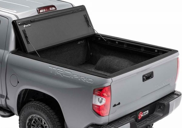 TotalZParts_BAKFlip-MX4-Matte-Hard-Folding-Bed-Cover_2007-2019-Toyota-Tundra-track-system-448409T-open