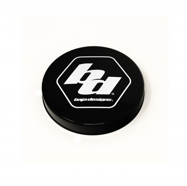 Baja Designs® Black Squadron-R 3.5-inch Round LED Light Rock Guard Baja Designs® Black Squadron-R 3.5-inch Round LED Light Rock Guard