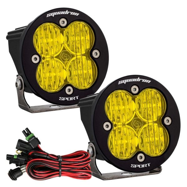 Baja Designs® Squadron-R Sport™ Pair Wide Cornering Amber Baja Designs® Squadron-R Sport™ Pair Wide Cornering Amber