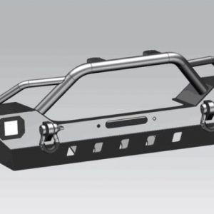 ProMaxx Black Front Bumper, 18+ Jeep Wrangler