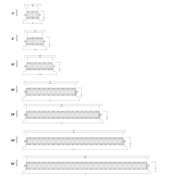TotalZParts_RIGID_E-Series_Line_Drawing_-Length_LED-Light-Bars
