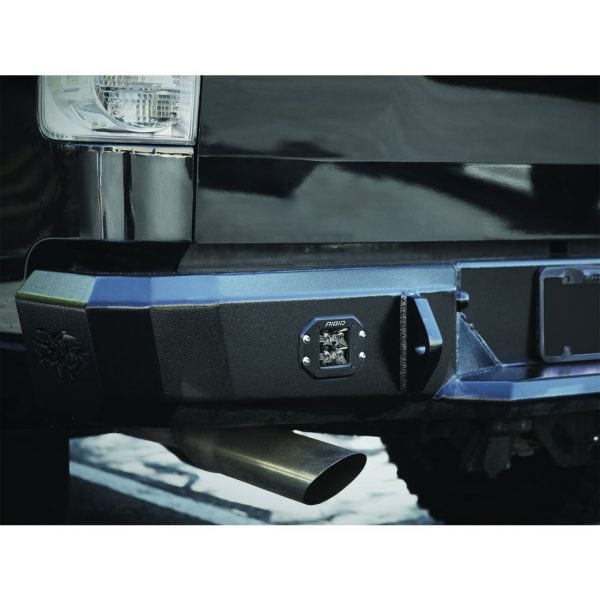 TotalZParts_Rigid-Industries-D-SERIES-PRO-SPOT-Flush-Mount-MIDNIGHT-Reverse-Backup-Bumper-Lights_212213BLK-mounted-truck