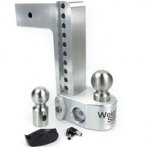 Weigh Safe 10" Drop Hitch, 3" Shank, w/Key Lock & Hitch Pin