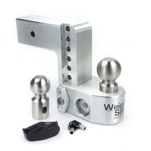 Weigh Safe 6" Drop Hitch, 3" Shank, w/Key Lock & Hitch Pin
