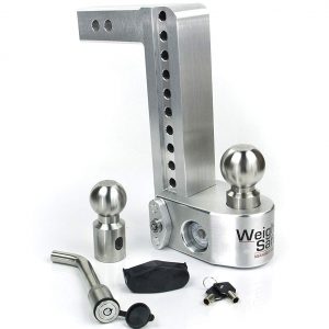 Weigh Safe 10" Drop Hitch, 2" Shank, w/Key Lock & Hitch Pin