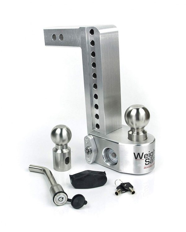 Weigh Safe 10" Drop Hitch, 2" Shank, w/Key Lock & Hitch Pin Weigh Safe 10" Drop Hitch, 2" Shank, w/Key Lock & Hitch Pin