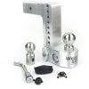Weigh Safe® 8″ Drop Hitch 2.5″ Receiver w/ Tongue Weight Gauge 18500LBS