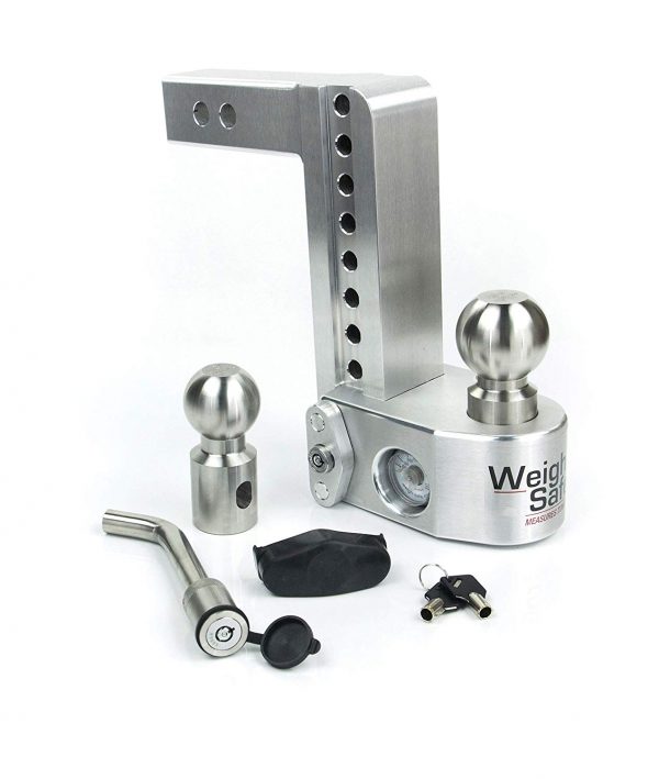 Weigh Safe 8" Drop Hitch, 2" Shank, w/Key Lock & Hitch Pin Weigh Safe 8" Drop Hitch, 2" Shank, w/Key Lock & Hitch Pin