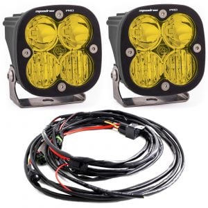 Baja Designs® Squadron Pro™ LED Pair Amber Driving/Combo 3" Pod Lights