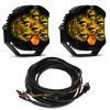 Baja Designs® LP6 Pro™ Pair LED Amber Spot Light Harness Kit