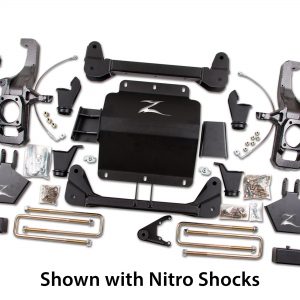 Zone Offroad® 5" Lift Kit (Nitro Shocks) 11-19 Silverado/Sierra 2500HD/3500HD Zone Offroad® 5" Lift Kit (Nitro Shocks) 11-19 Silverado/Sierra 2500HD/3500HD