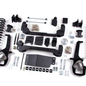 Zone Offroad® 6" Lift System, 5" Rear Springs, Nitro Shocks, 2012 RAM