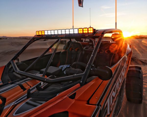 TotalZParts_Vision-X-Modular-LED-light-bar-installed-offroad-canam-rzr_clear-amber-spot-flood