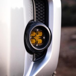 Baja Designs™ SAE Squadron-R Amber LED Fog Lights Kit (Tacoma, 4Runner, Tundra)