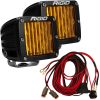 RIGID® D-Series DOT/SAE J583 Amber Yellow Surface Mount LED Light Pods Pair