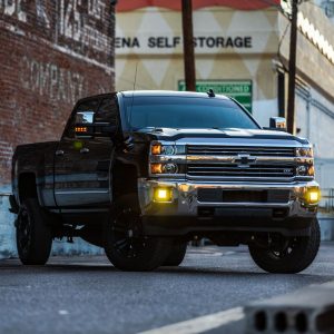 RIGID® D-Series DOT/SAE J583 Amber Yellow Surface Mount LED Light Pods Pair