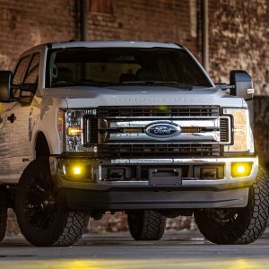 RIGID® D-Series DOT/SAE J583 Amber Yellow Surface Mount LED Light Pods Pair