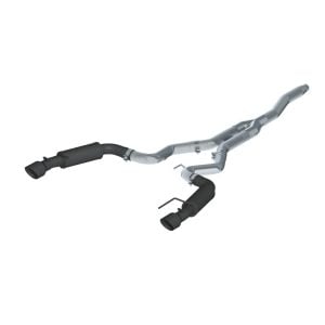 MBRP® Dual Cat Back 3" Race Exhaust (Black) 15-20 Mustang 2.3 EcoBoost